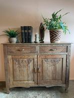 Vintage boho oude houten commode kast, Ophalen, Gebruikt