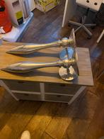 Twee Brass en Boom Wandkandelaars - 52cm, Ophalen, Zilver