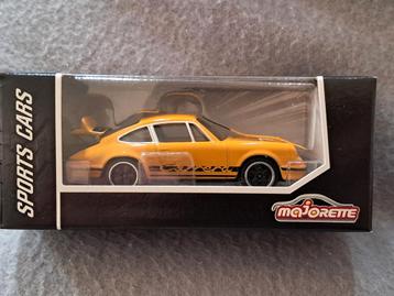 Majorette Porsche 911 Carrera RS 2,7 geel nieuw in doosje  beschikbaar voor biedingen