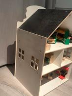 Houten Poppenhuis met Meubels, Ophalen, Gebruikt, Poppenhuis