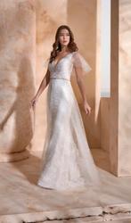 Prachtige trouwjurk Le Papillon Modeca model Hesper, Kleding | Dames, Trouwkleding en Trouwaccessoires, Ophalen of Verzenden, Zo goed als nieuw