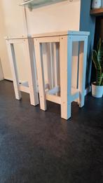 2 barkrukken, Huis en Inrichting, Woonaccessoires | Zuilen en Pilaren, Ophalen, Gebruikt