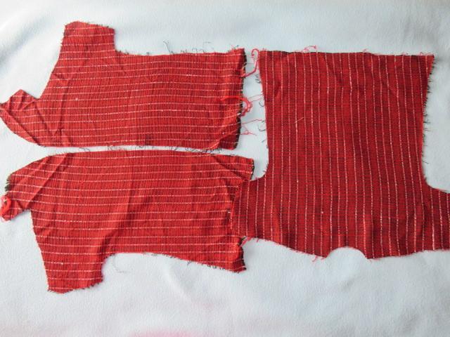 3 restlapjes vintage stof voor maar 1 euro #4, Hobby en Vrije tijd, Stoffen en Lappen, Nieuw, Katoen, Minder dan 30 cm, Minder dan 30 cm