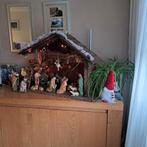 Mooie grote kerststal met beelden, Diversen, Kerst, Ophalen, Zo goed als nieuw