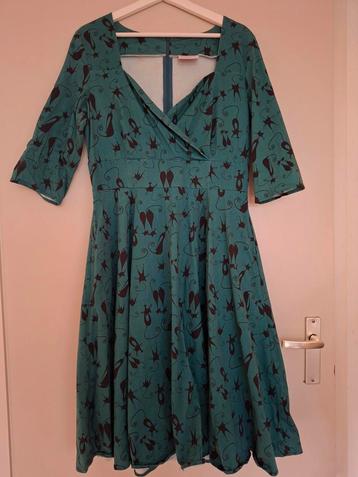Topvintage swing jurk maat XL  beschikbaar voor biedingen