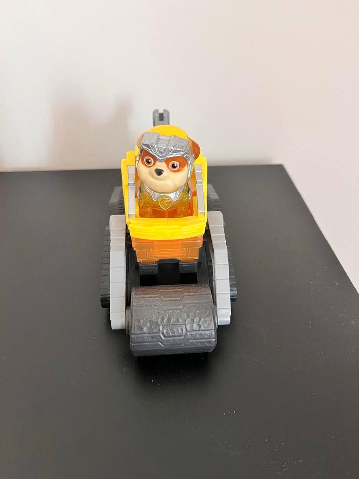 PAW Patrol Mighty Movie Rubble Actiefiguur, Kinderen en Baby's, Speelgoed | Overig, Zo goed als nieuw, Jongen of Meisje, Ophalen of Verzenden