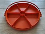 Retro vintage oranje snackschaal Tupperware, Huis en Inrichting, Ophalen of Verzenden, Gebruikt, Oranje, Overige typen