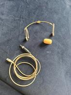 Sennheiser hsp2/hsp4 hoofdband, kabel, plopkap beige, Muziek en Instrumenten, Microfoons, Gebruikt, Ophalen of Verzenden