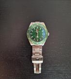 Sem Lewis horloge groen, Sieraden, Tassen en Uiterlijk, Overige merken, Staal, Staal, Ophalen of Verzenden