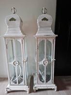 2 PRACHTIGE GROTE WINDLICHTEN / LANTAARN in nieuwstaat, Ophalen, Zo goed als nieuw