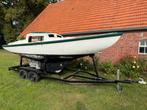Kielboottrailer + zeilboot (restauratieproject), Watersport en Boten, Boottrailers, Ophalen, Gebruikt, 1500 tot 3000 kg, 6 tot 9 meter