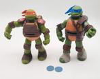TMNT Ninja Turtles Flinger Michelangelo & Leonardo 2012, Ophalen of Verzenden, Gebruikt