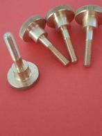 1-2-4 st messing duim- kartelschroef m6x16 jacht sloep ark, Watersport en Boten, N, Verzenden, Nieuw, N