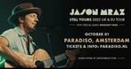 2 tickets Jason Mraz voor 1 oktober te koop, Tickets en Kaartjes, Twee personen, Oktober