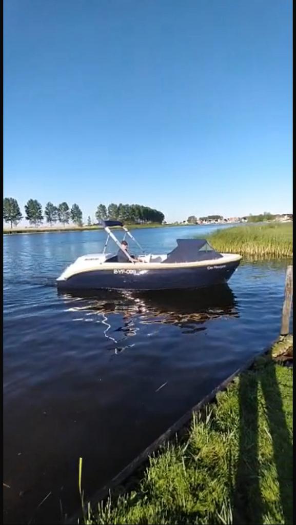 Sloep tendersloep sloep boot snelvarend speedboot silveryach, Watersport en Boten, Motorboten en Motorjachten, Zo goed als nieuw