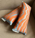Marimekko ikea Bastua kussens zacht blauw met oranje, Ophalen of Verzenden, Zo goed als nieuw, Blauw, Rechthoekig