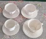 Witte kop en schotel., Antiek en Kunst, Antiek | Servies los, Ophalen of Verzenden
