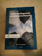 C.L. Koppenol - Ondernemingsrecht en faillissementsrecht, Ophalen of Verzenden, Zo goed als nieuw, C.L. Koppenol