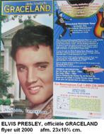 ELVIS PRESLEY, originele GRACELAND flyer uit 2000, Ophalen of Verzenden, Nieuw, Foto of Kaart
