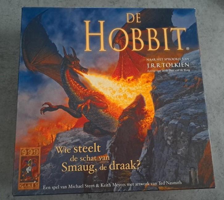 De Hobbit - 999 Games, Hobby en Vrije tijd, Gezelschapsspellen | Bordspellen, Zo goed als nieuw, Drie of vier spelers, Vijf spelers of meer