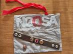 Noosa lederen armband met chunks, Ophalen of Verzenden, Zo goed als nieuw, Bruin, Leer