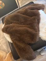 Bruine bontjas - Stijlvol en warm!, Ophalen of Verzenden, Zo goed als nieuw, Maat 42/44 (L), Bruin