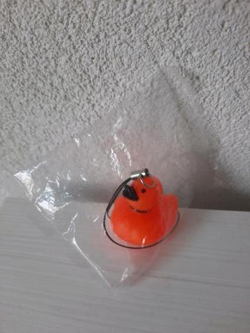 NIEUW! Mini Oranje Badeendje Bad Eendje met hanger beschikbaar voor biedingen