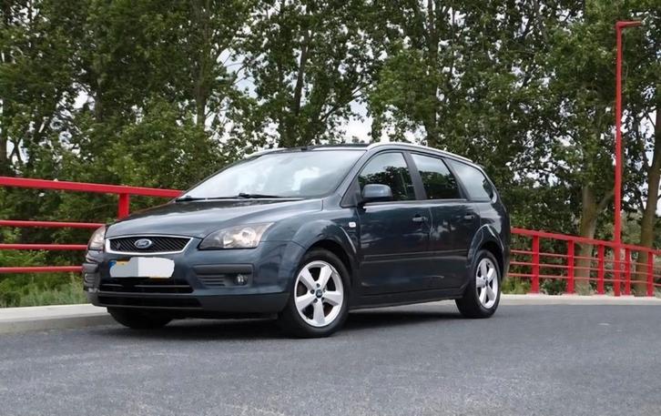 Ford Focus 1.8 92KW Wagon 2007 Grijs, Auto's, Ford, Particulier, Focus, Benzine, B, Stationwagon, Handgeschakeld, Origineel Nederlands