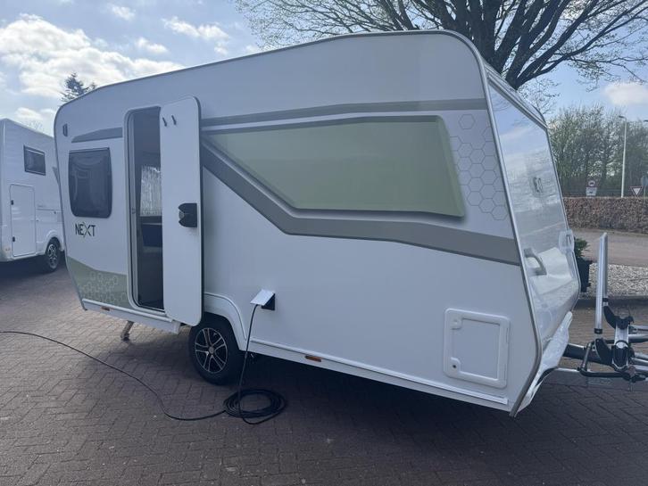 NEXT 380!!! NIEUW!!! Fabrikant Fendt!!, Caravans en Kamperen, Caravans, Bedrijf, tot en met 3, Treinzit, Overige merken, Frans bed