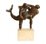 Beeld Ek van Zanten : Man met zeemeermin, z.j., Antiek en Kunst, Ophalen of Verzenden
