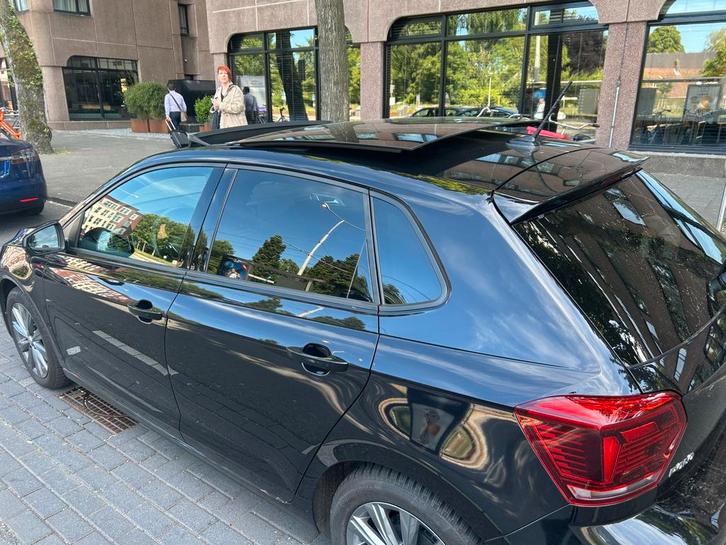 Volkswagen Polo 1.0 TSI 95PK 5D Bluemotion 7-DSG 2018 Zwart, Auto's, Volkswagen, Particulier, Polo, Achteruitrijcamera, Adaptive Cruise Control