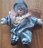 Grappig clown poppetje met kleding, Ophalen of Verzenden, Gebruikt