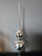 Kerstboom oude piek glitter zilver kerstmis doosje, Ophalen of Verzenden, Zo goed als nieuw