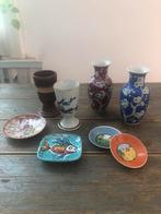 VINTAGE KERAMIEK AARDEWERK SCHAALTJES  VAAS, Ophalen of Verzenden
