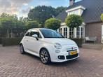 NETTE FIAT 500 SPORT 2014 WIT, Voorwielaandrijving, Zwart, Leder en Stof, Origineel Nederlands