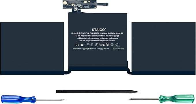 65%. KORTING --- VERVANGENDE ACCU VOOR  MACBOOK PRO 13.., Computers en Software, Apple Macbooks, Nieuw, MacBook Air, 13 inch, Ophalen of Verzenden
