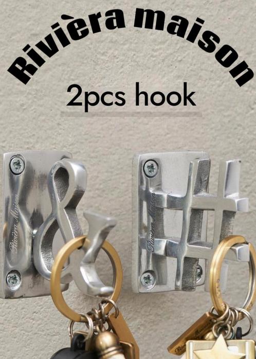 2 pcs rivièra maison hook, Huis en Inrichting, Woonaccessoires | Wanddecoraties, Ophalen of Verzenden