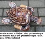 hele mooie houten sierschildpad, één stuk hout, niet hol, Ophalen of Verzenden, Zo goed als nieuw