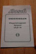Bosch ULD1A vliegwielmagneetdynamo onderdelendocument, Ophalen of Verzenden, Gebruikt