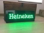 Lichtreclame neon Heineken, Verzamelen, Ophalen, Gebruikt, Lichtbak of (neon) lamp