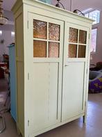 SALE: antieke linnenkast, houten vintage voorraadkast, Ophalen, 100 tot 150 cm, -, -