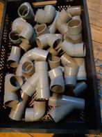 Pvc hulpstukken rond 32-40 en 50 zie overzicht foto`s (152st, Pvc, Overige typen, Nieuw, Minder dan 2 meter