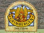 Emaillebord Grimbergen bier, Ophalen of Verzenden, Nieuw, Reclamebord, Plaat of Schild, Overige merken