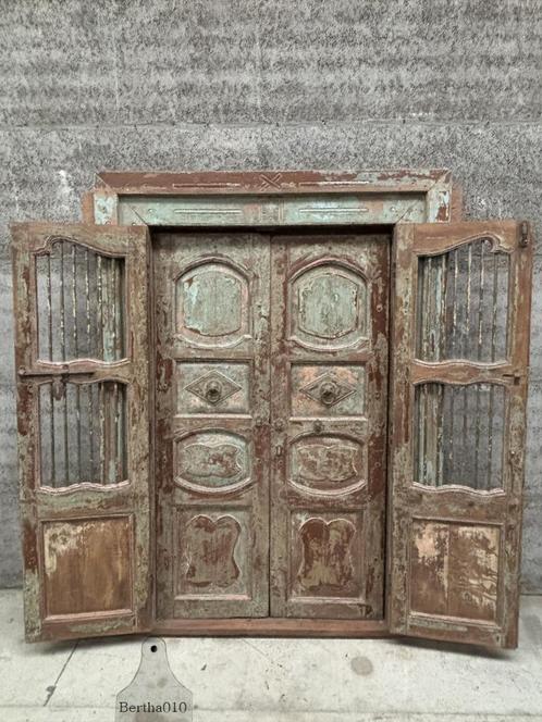 Fantastische Indiase poort oude deuren India, Doe-het-zelf en Verbouw, Deuren en Horren, Zo goed als nieuw, Overige typen, 200 tot 215 cm