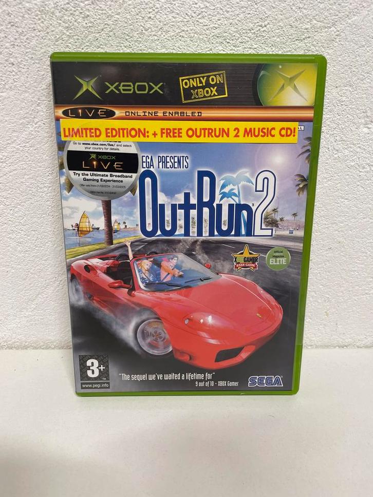 OutRun 2 Limited Edition met music CD - Xbox Original, Spelcomputers en Games, Games | Xbox Original, Gebruikt, Racen en Vliegen