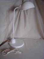Vintage witte metalen bureaulamp jaren 80 Klareco, Gebruikt, Jaren 80, Ophalen of Verzenden, Minder dan 50 cm