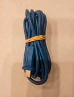 USB Kabel Blauw 1.5m AWM 80C 30V VW-1 Printer kabel, Computers en Software, Printerbenodigdheden, Ophalen of Verzenden, Zo goed als nieuw