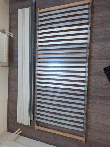 IKEA LEIRVIK bedframe (metaal) incl. lattenbodem - afbeelding 2