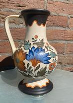 Flora Gouda plateel 1876 Holland handwerk, Antiek en Kunst, Antiek | Vazen, Ophalen of Verzenden