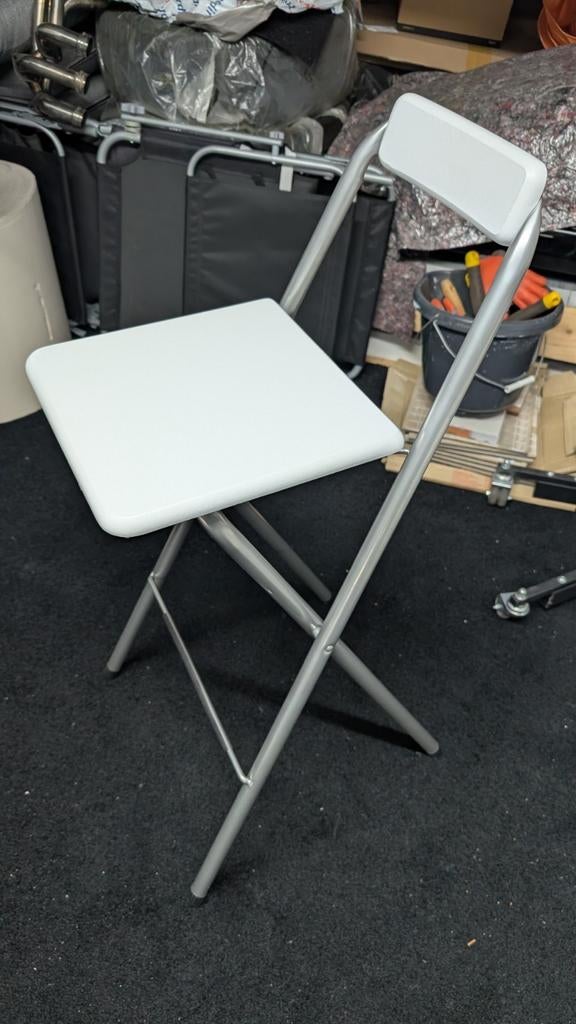 Set opklapbare barkrukken, Huis en Inrichting, Barkrukken, Ophalen, Met voetsteun, 60 tot 90 cm, Nieuw